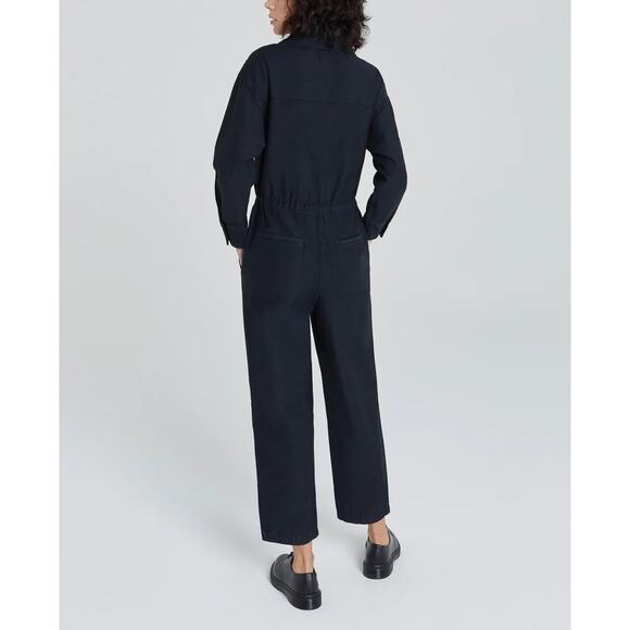 AG Adriano Goldschmeid Coveralls Boilersuit Zip Up Flight Suit Controlla Black - Picture 4 of 11